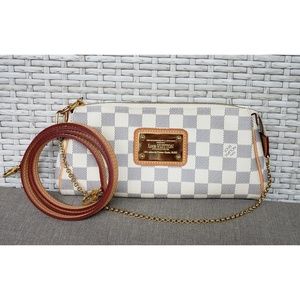 Authentic Louis Vuitton Azur Eva Clutch